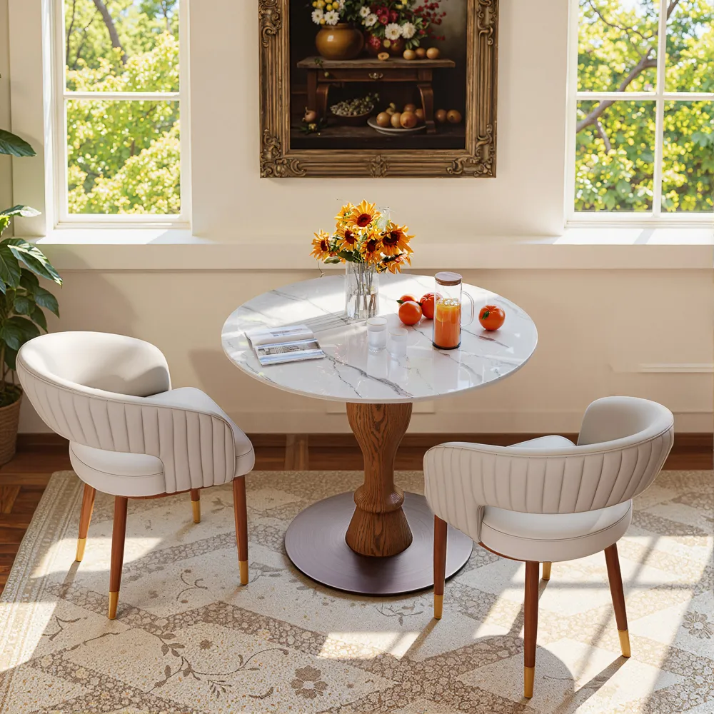 Mid-Century Vintage Round Bistro Table Mid-Century Vintage Round Bistro Table