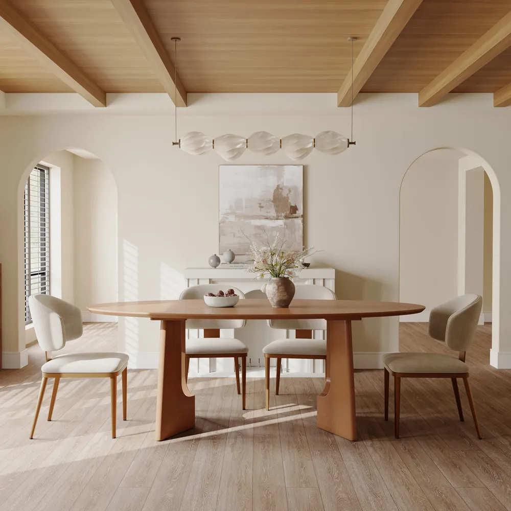 Modern Organic Wooden Dining Table Modern Organic Wooden Dining Table
