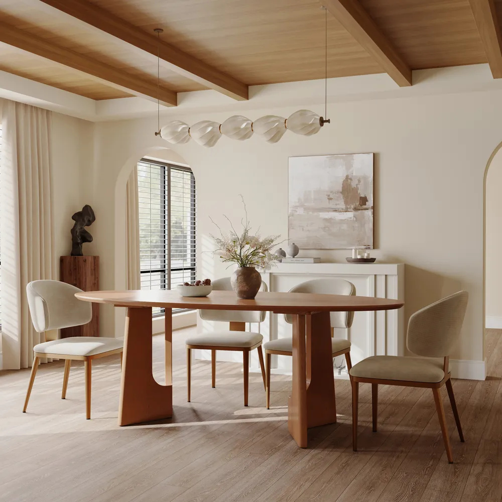Modern Organic Wooden Dining Table Modern Organic Wooden Dining Table