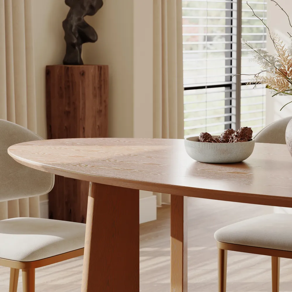 Modern Organic Wooden Dining Table Modern Organic Wooden Dining Table