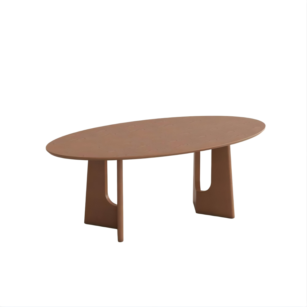 Modern Organic Wooden Dining Table