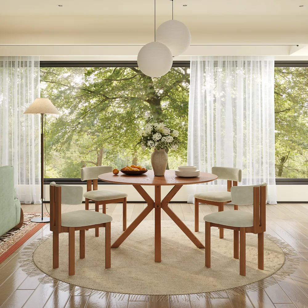 Mid-Century Modern Round Dining Table Mid-Century Modern Round Dining Table