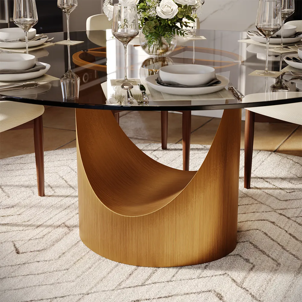 Round Tempered Glass Dining Table Round Tempered Glass Dining Table