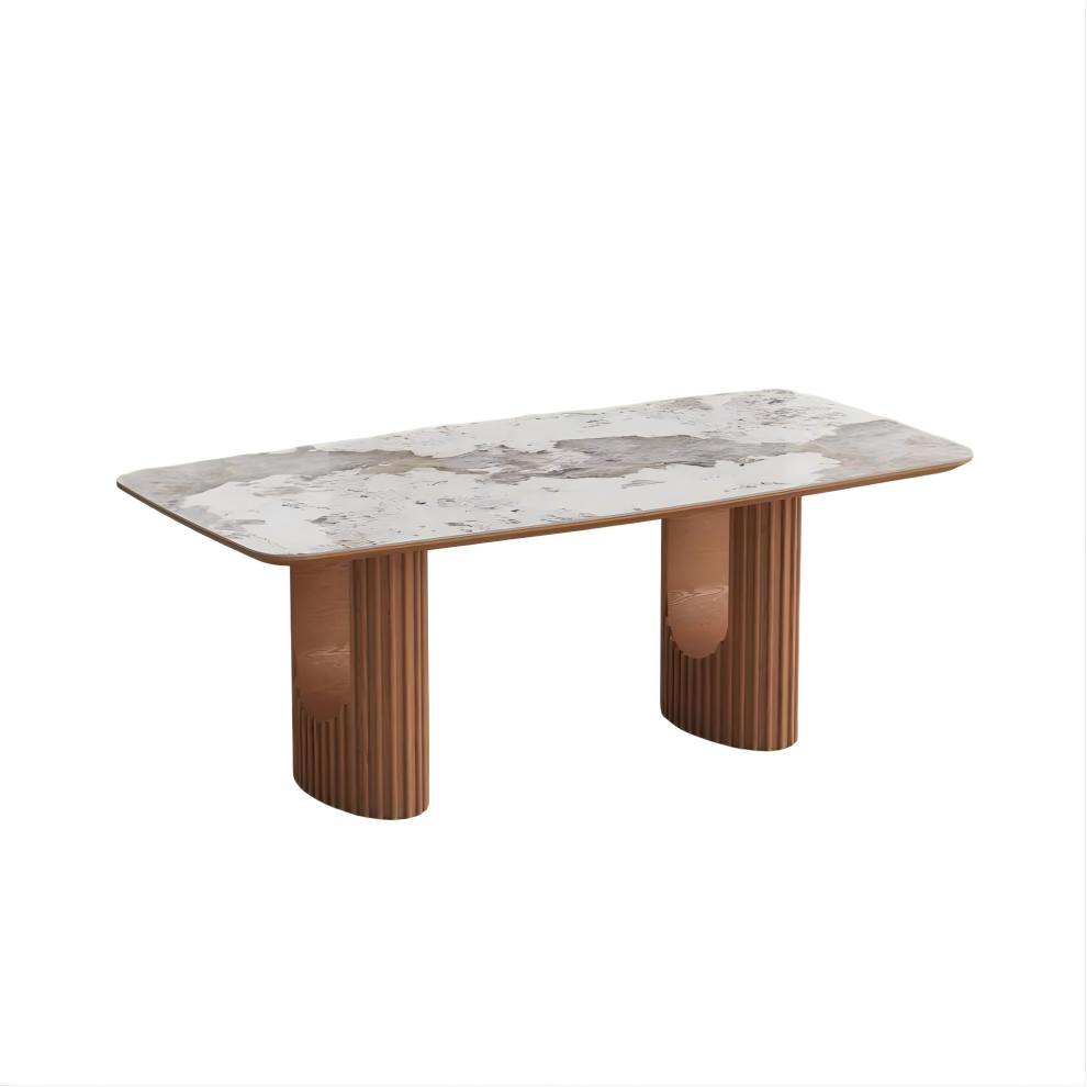Glossy Sintered Stone Dining Table