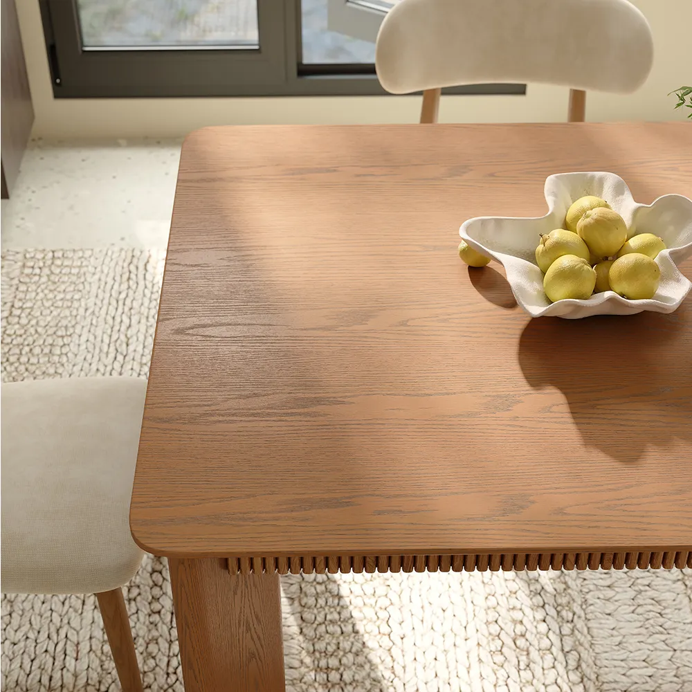 Mid-Century Modern Rectangular Dining Table