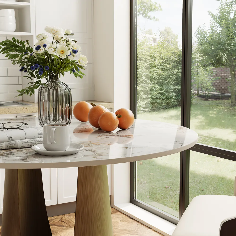 Modern Round Counter Height Table