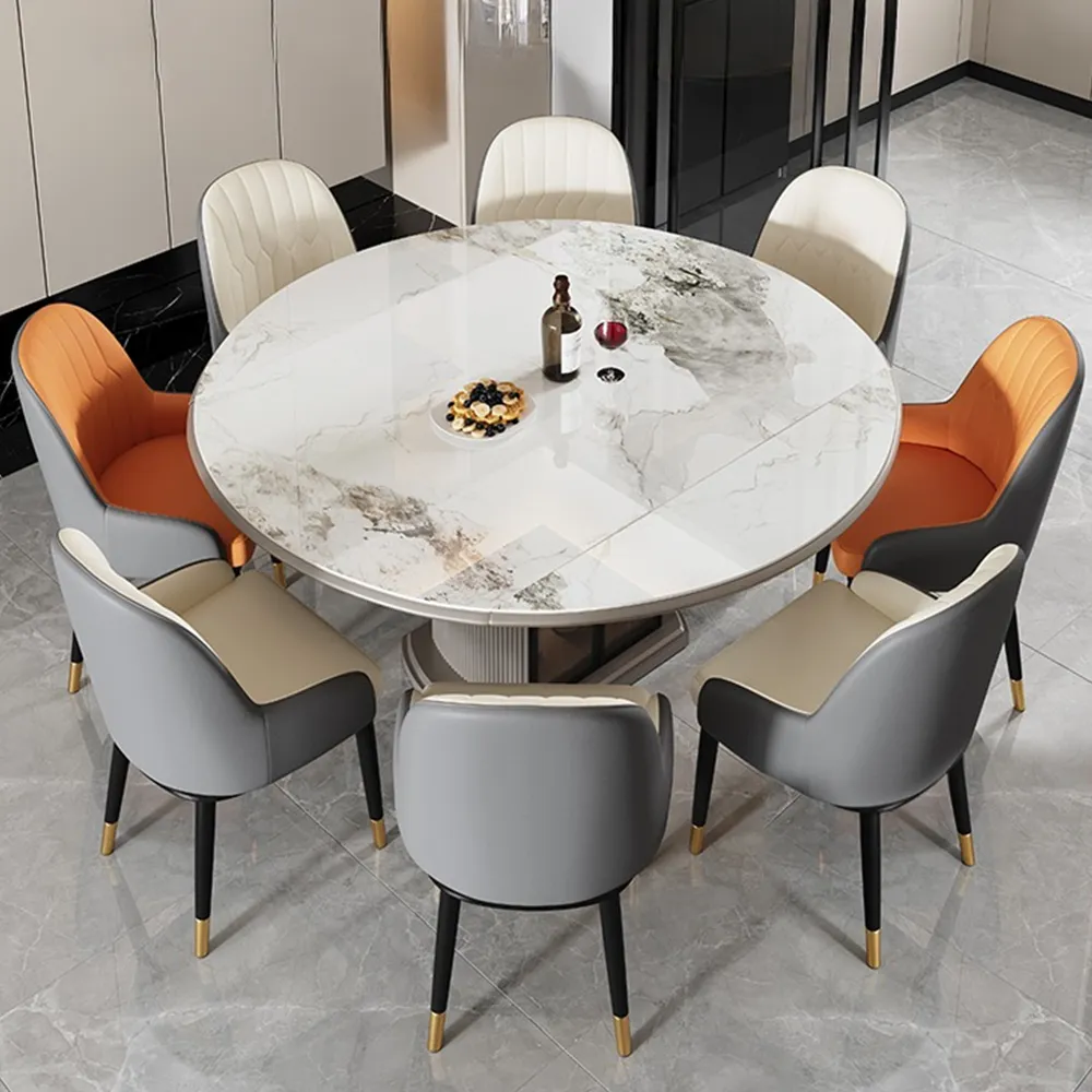 Modern Extendable Round Dining Table Modern Extendable Round Dining Table