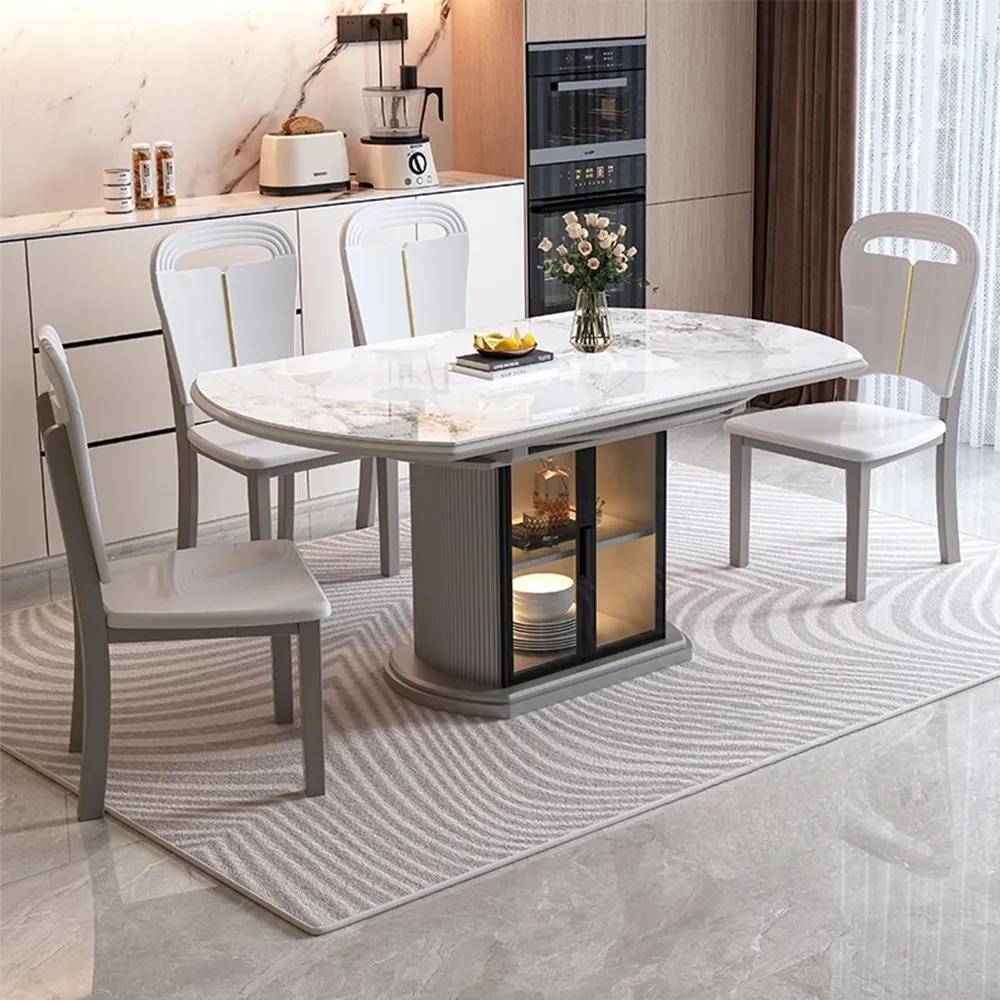 Modern Extendable Round Dining Table Modern Extendable Round Dining Table