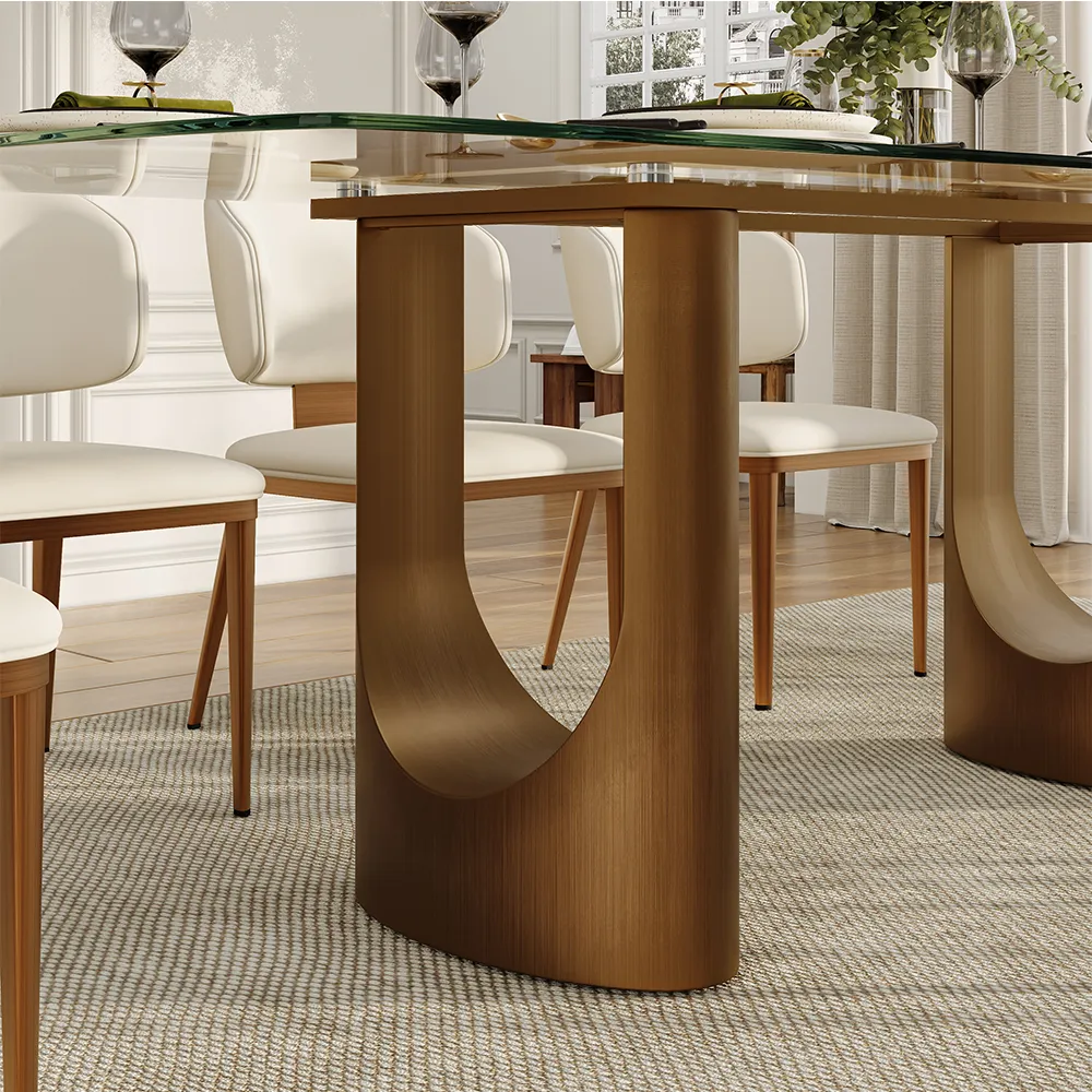 Modern Glass Dining Table