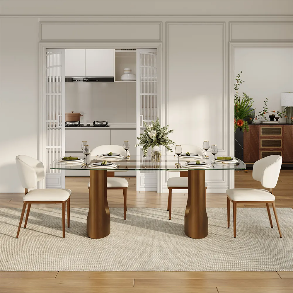 Modern Glass Dining Table