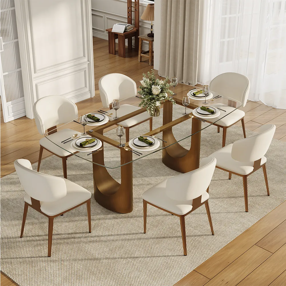 Modern Glass Dining Table