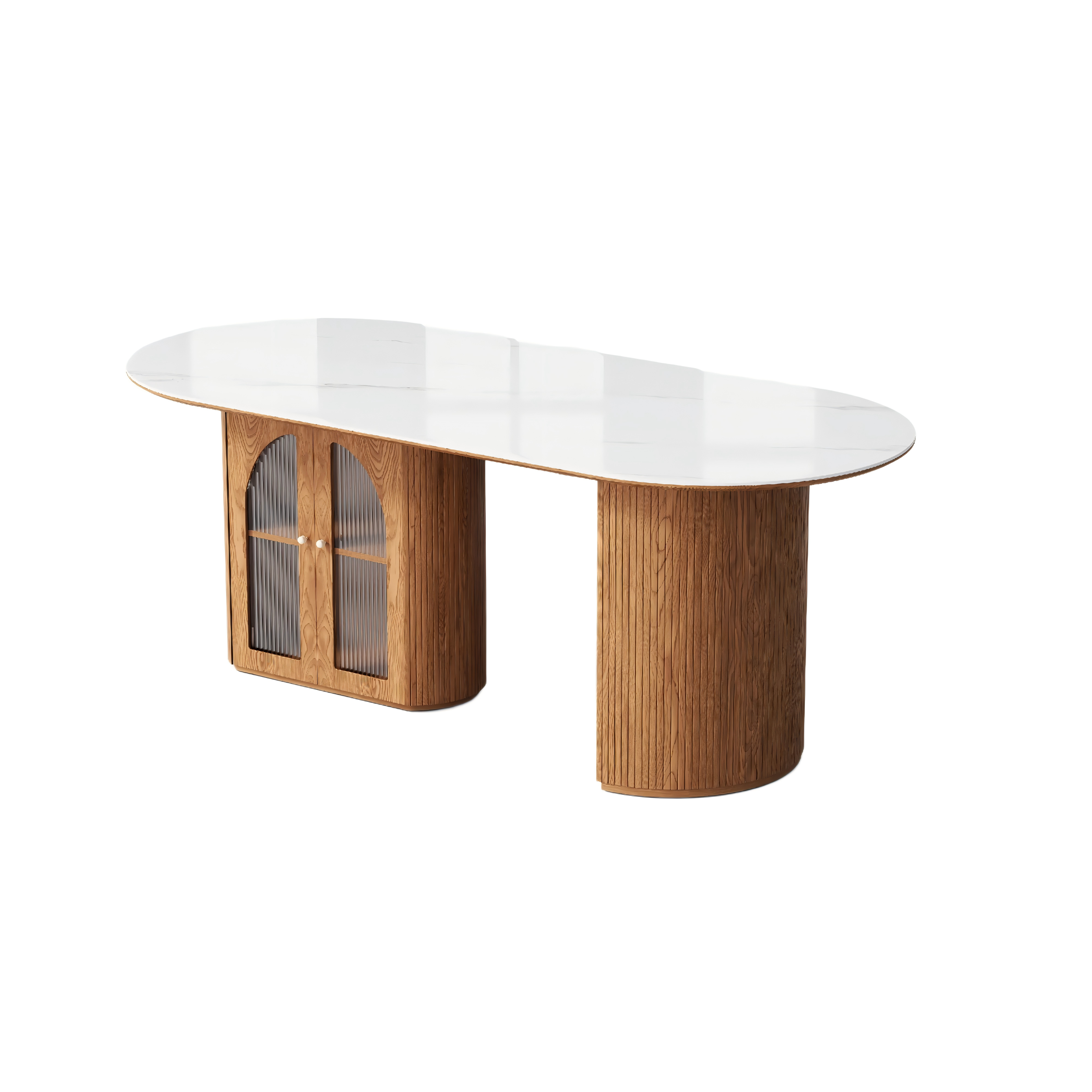 Glossy Sintered Stone Dining Table