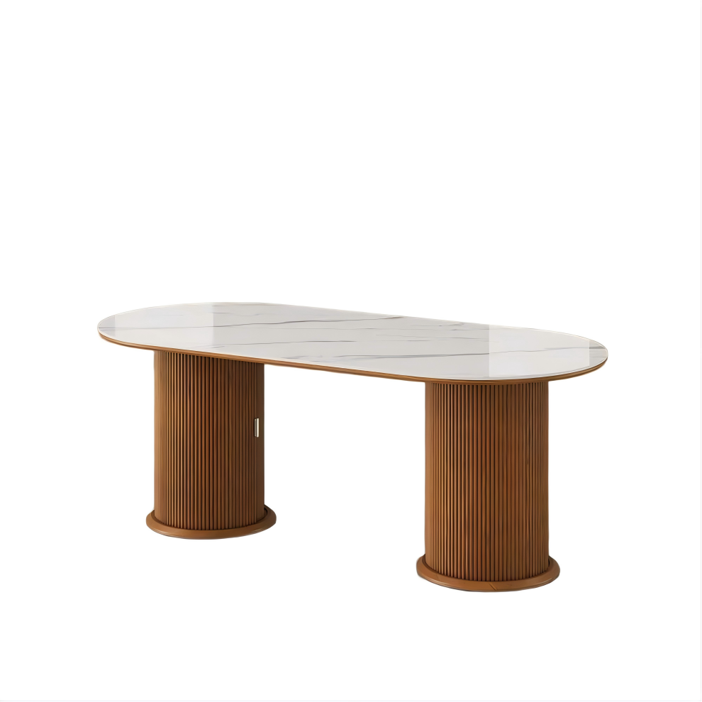 Glossy Sintered Stone Dining Table