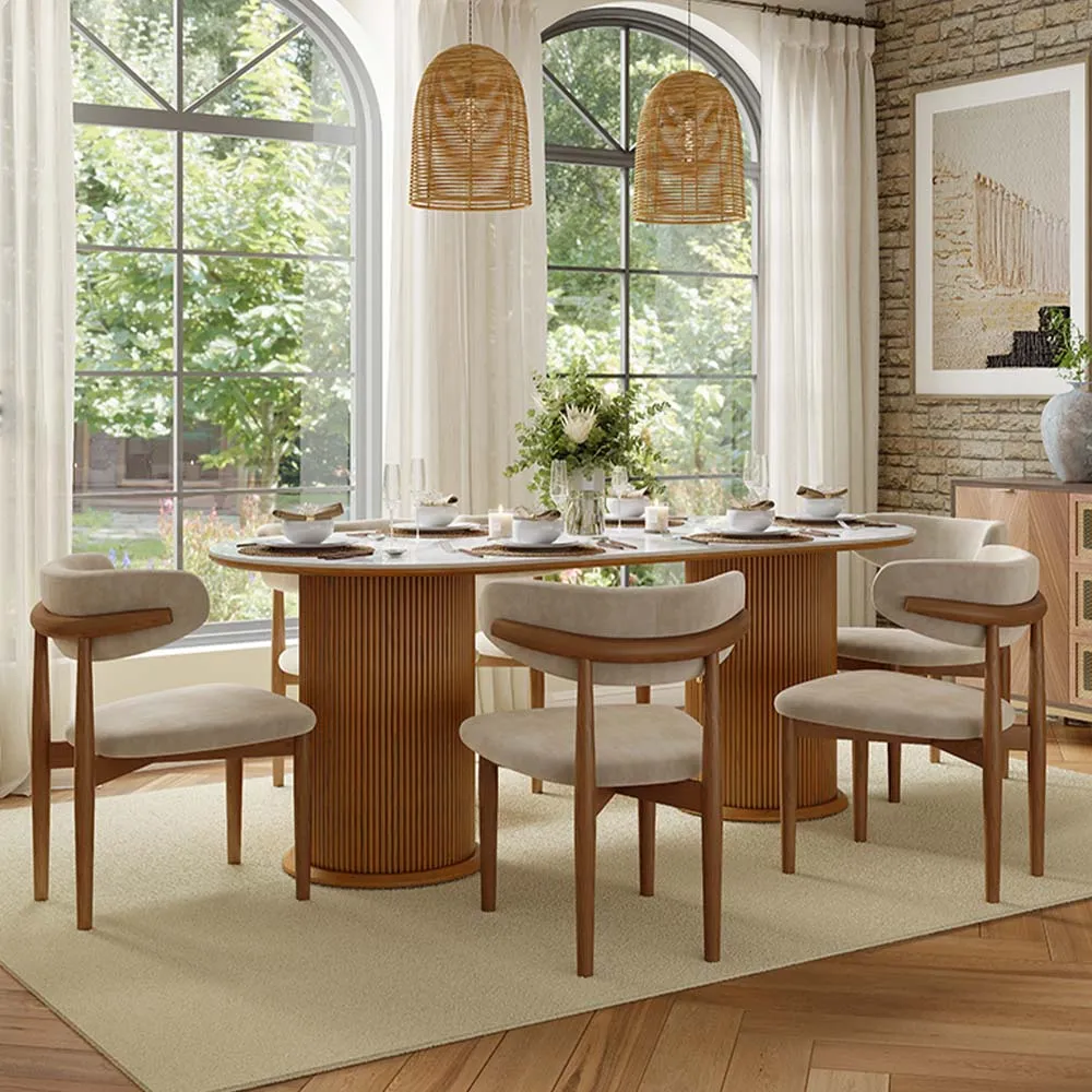 Glossy Sintered Stone Dining Table Glossy Sintered Stone Dining Table