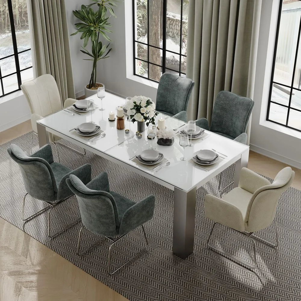 Modern Long Extendable Dining Table Modern Long Extendable Dining Table