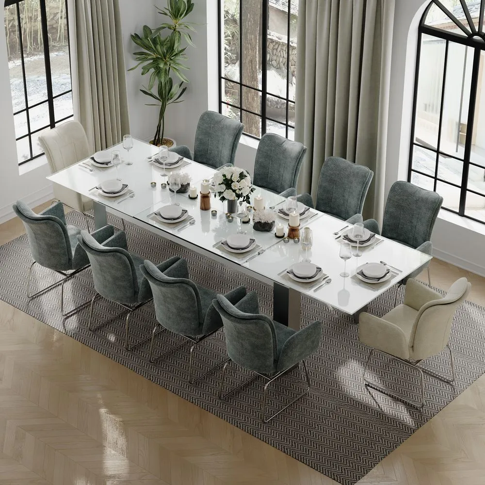 Modern Long Extendable Dining Table Modern Long Extendable Dining Table