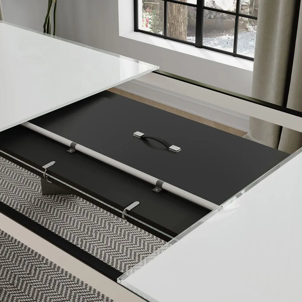 Modern Long Extendable Dining Table Modern Long Extendable Dining Table