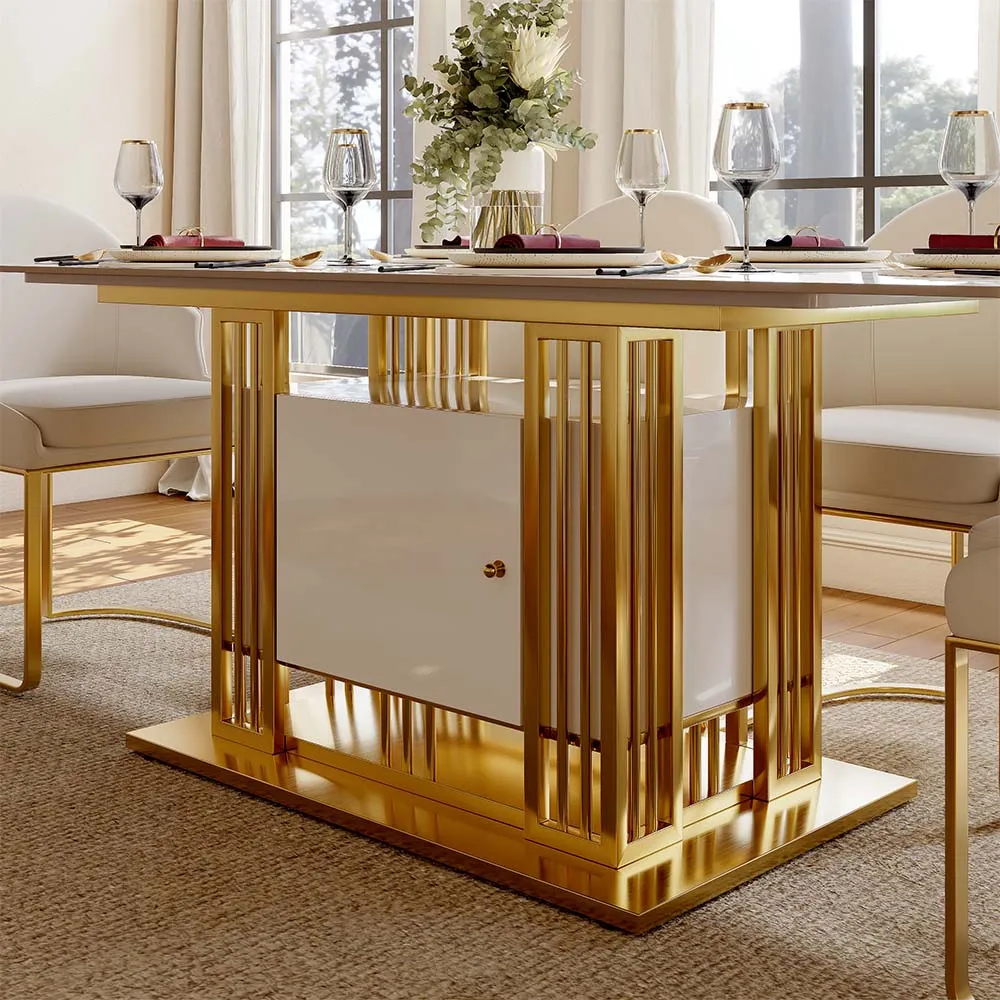 Modern Dining Table with Storage Modern Dining Table with Storage