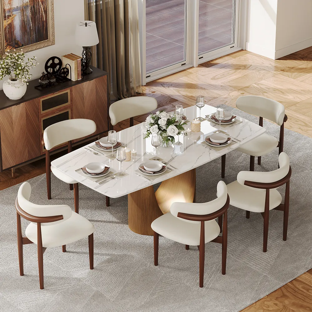 Rectangular Sintered Stone Dining Table Rectangular Sintered Stone Dining Table