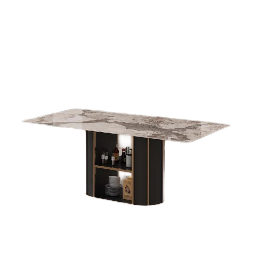 Modern Dining Table with Storage