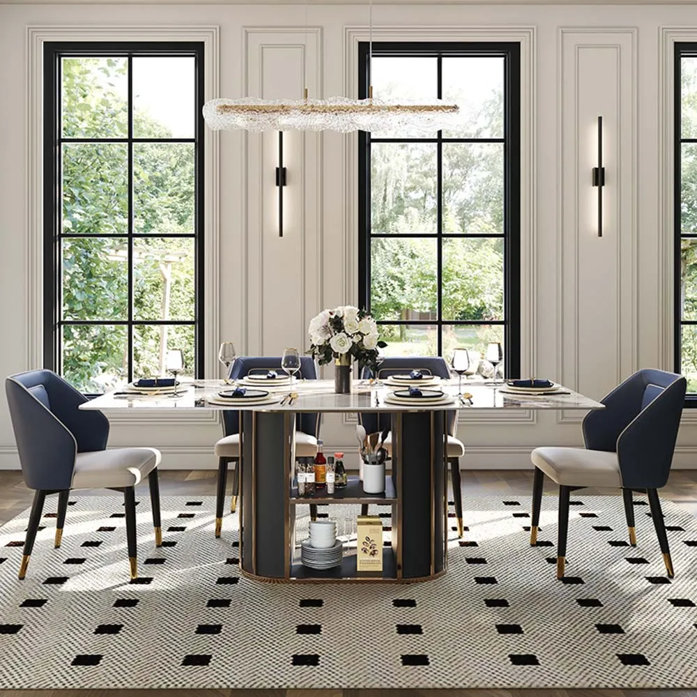 Modern Dining Table with Storage Modern Dining Table with Storage