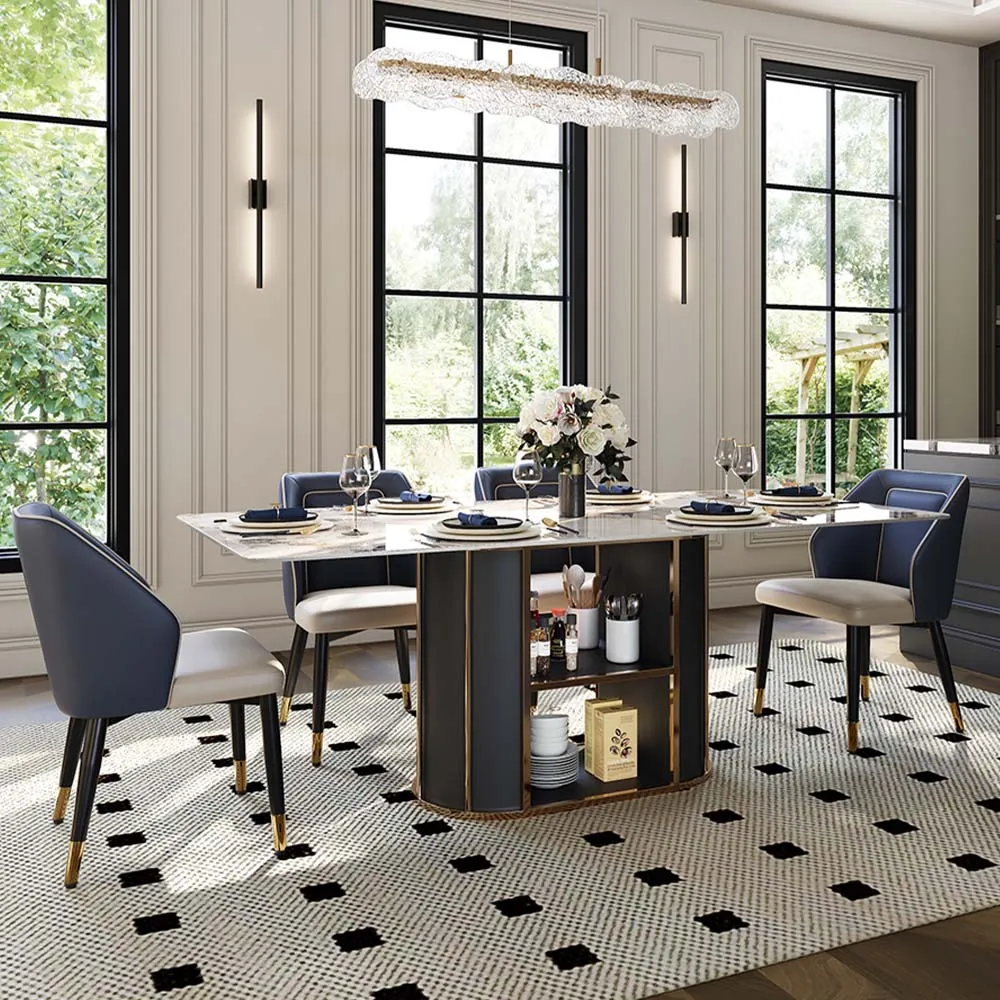 Modern Dining Table with Storage Modern Dining Table with Storage