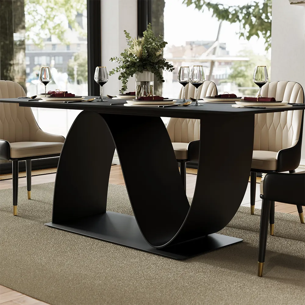 Modern Wave Dining Table Modern Wave Dining Table
