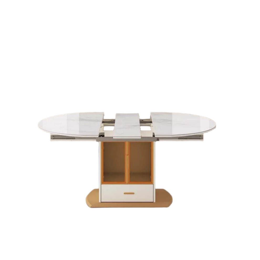 Modern Luxury Extendable Round Dining Table