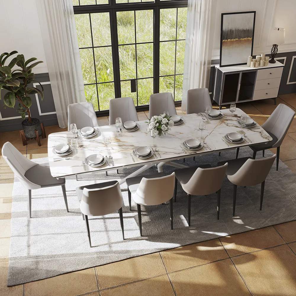 Modern Minimalist Extendable Dining Table Modern Minimalist Extendable Dining Table