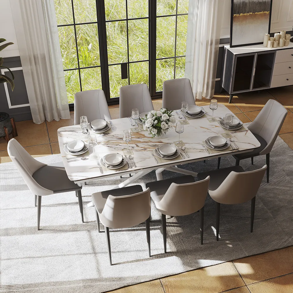 Modern Minimalist Extendable Dining Table Modern Minimalist Extendable Dining Table