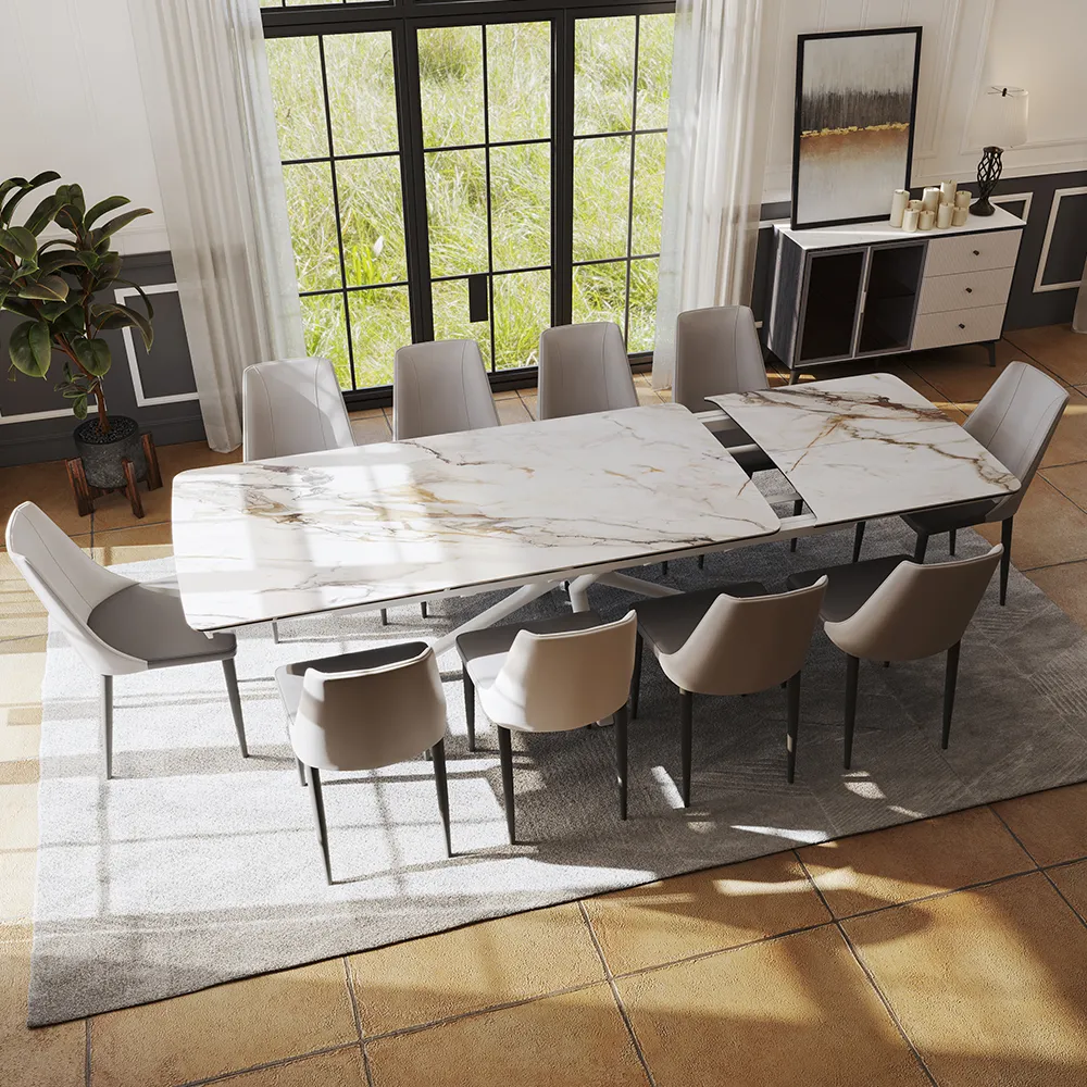 Modern Minimalist Extendable Dining Table Modern Minimalist Extendable Dining Table