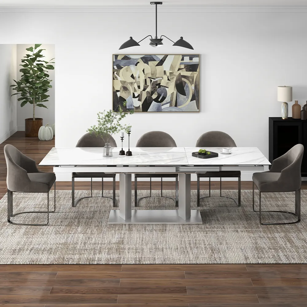 Modern Extendable Rectangular Dining Table Modern Extendable Rectangular Dining Table