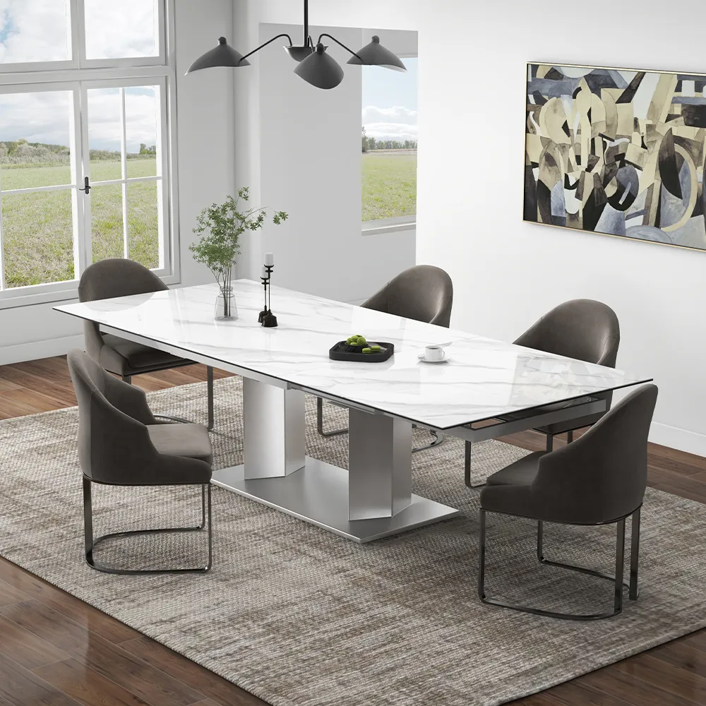 Modern Extendable Rectangular Dining Table Modern Extendable Rectangular Dining Table