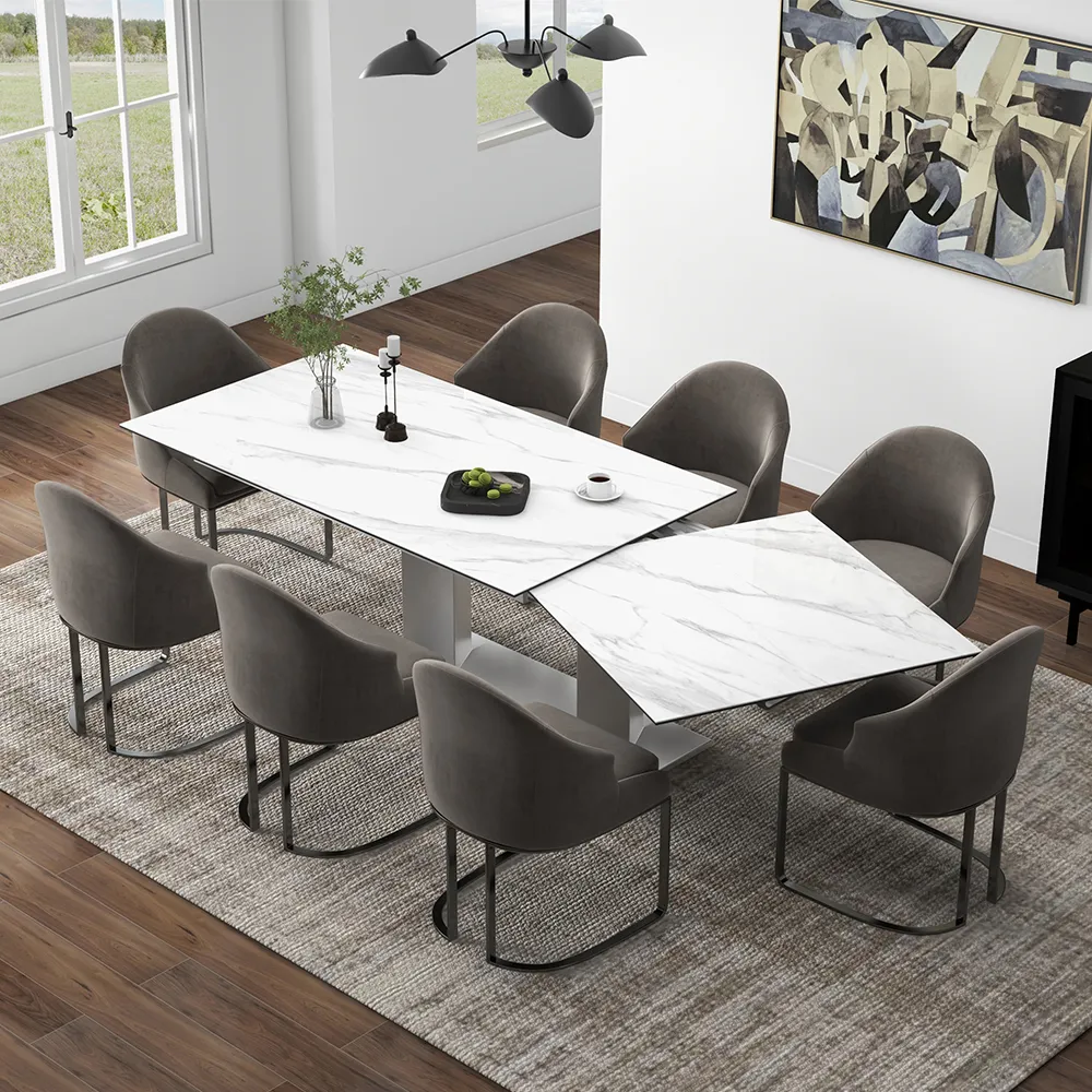 Modern Extendable Rectangular Dining Table Modern Extendable Rectangular Dining Table