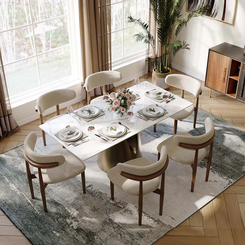 Rectangular Sintered Stone Dining Table