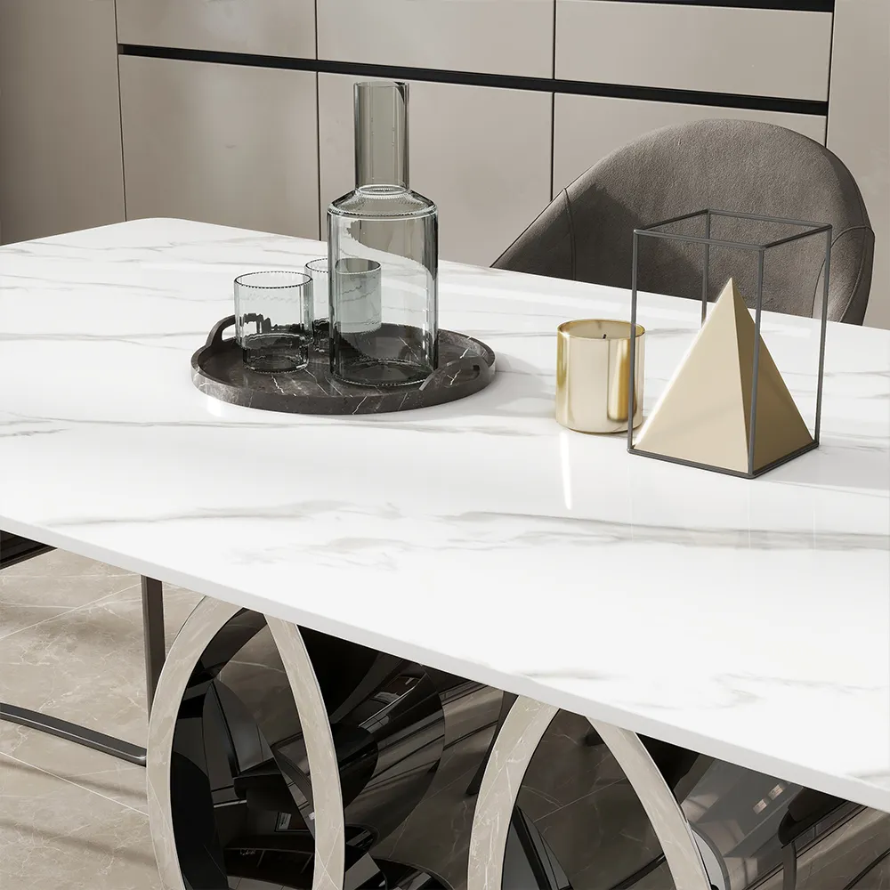 Modern Minimalist White Dining Table Modern Minimalist White Dining Table