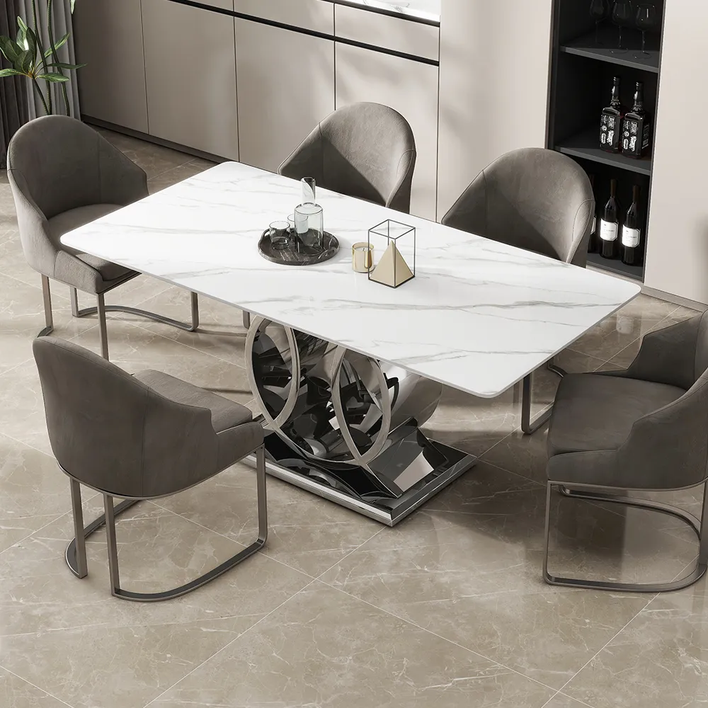 Modern Minimalist White Dining Table Modern Minimalist White Dining Table