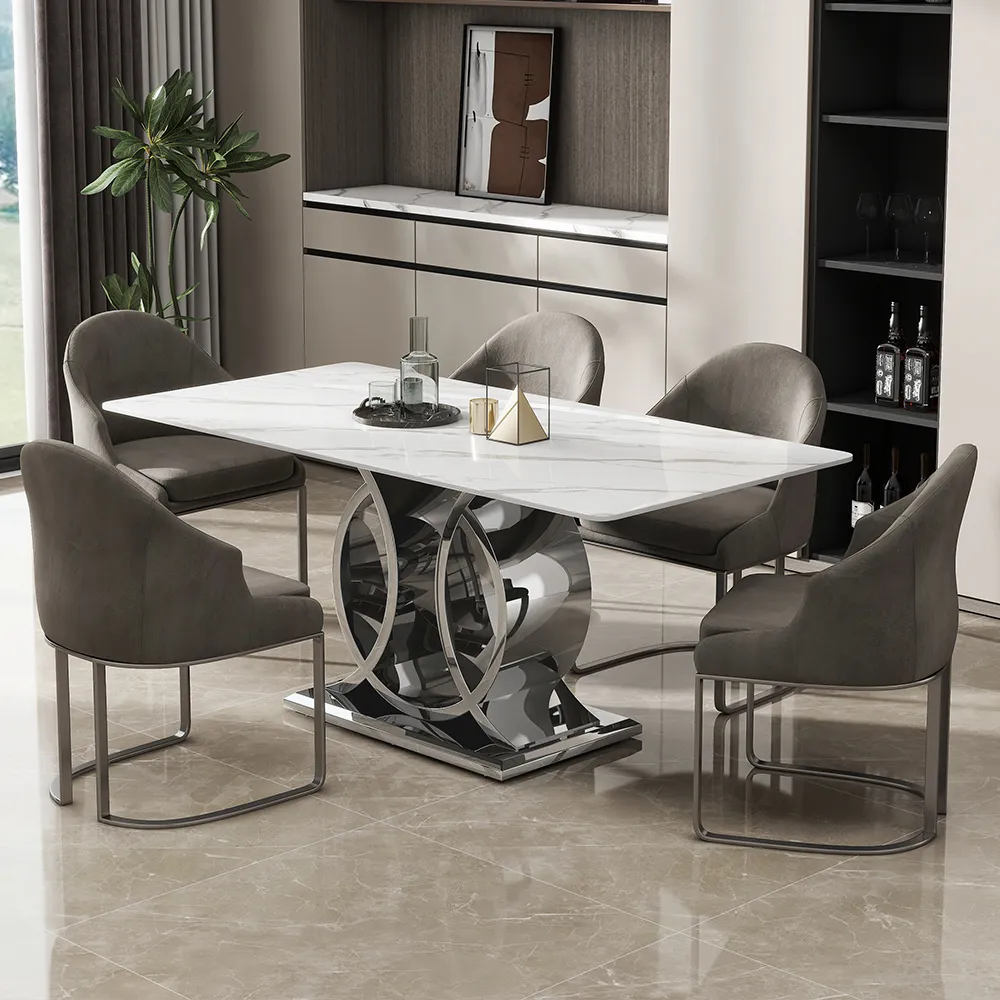 Modern Minimalist White Dining Table Modern Minimalist White Dining Table