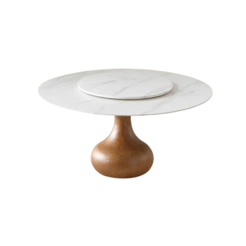 Mid-Century Modern Round Dining Table