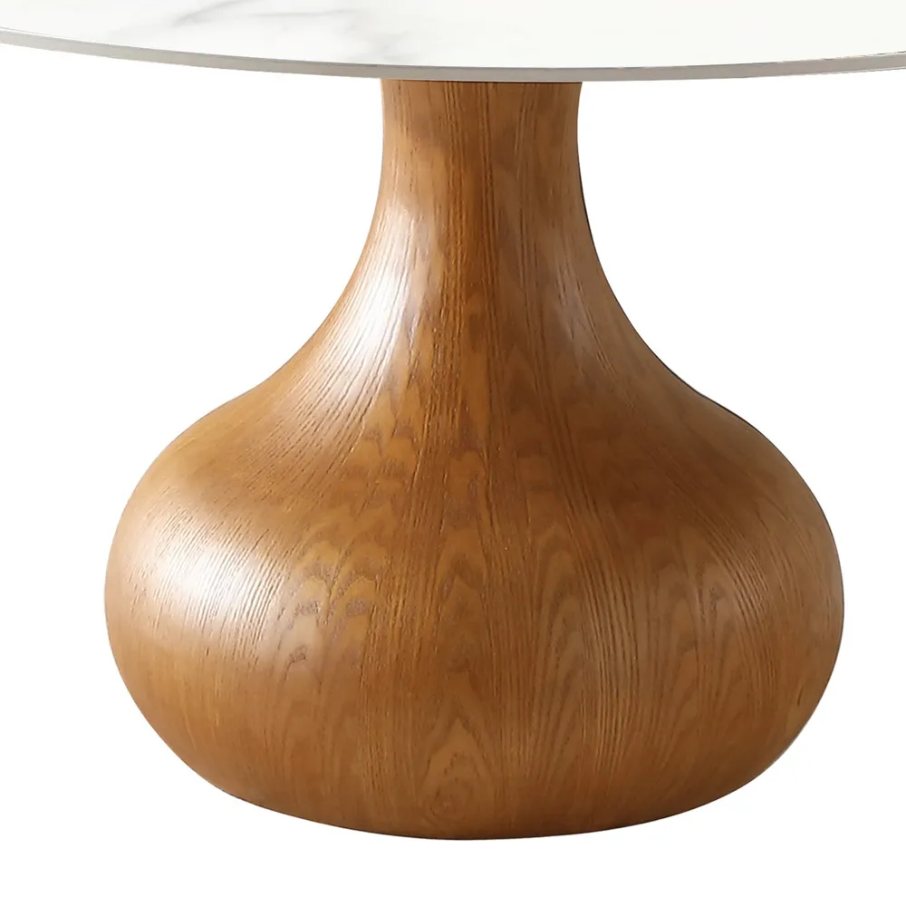 Mid-Century Modern Round Dining Table