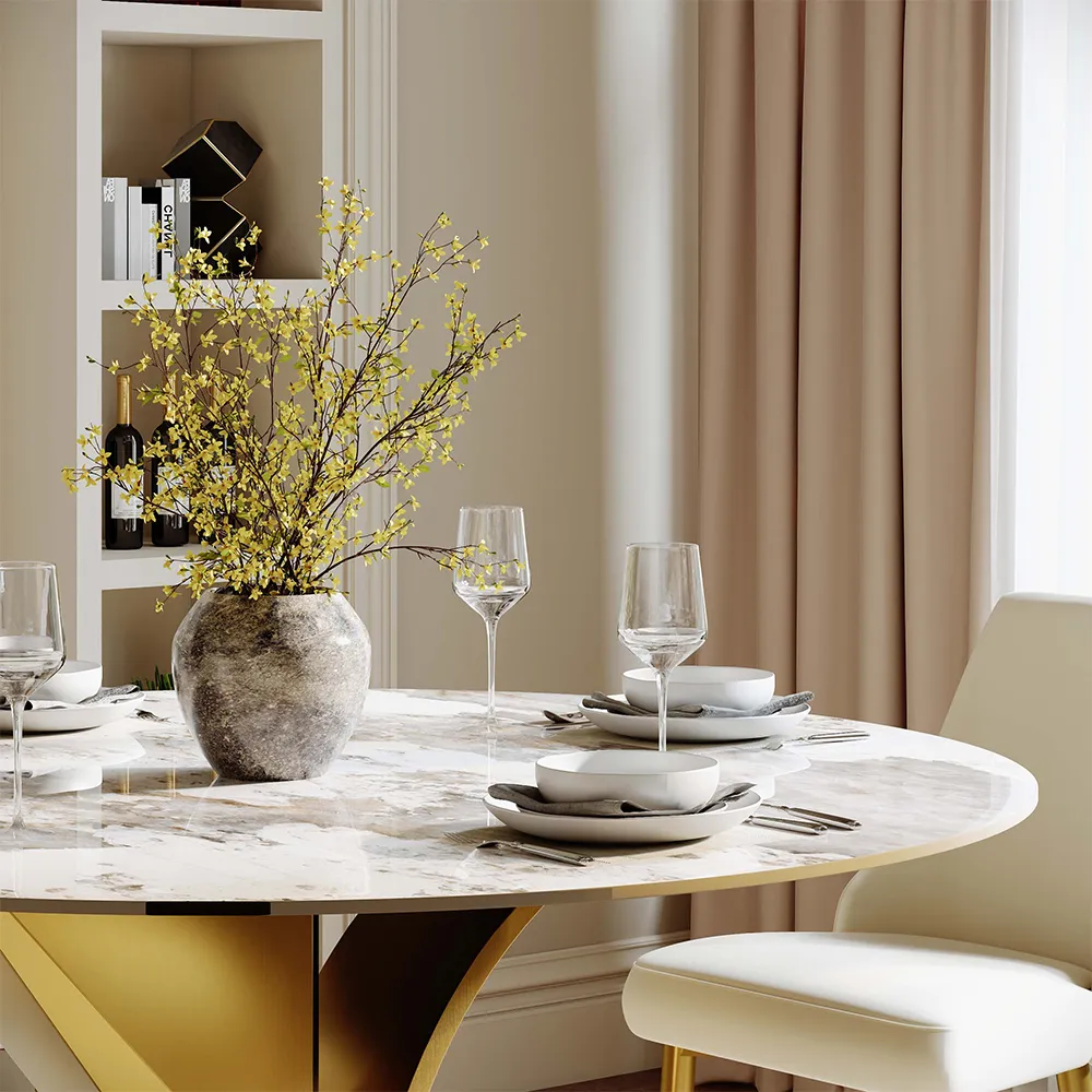 202604300Modern Luxury Round Dining Table0544364 Modern Luxury Round Dining Table