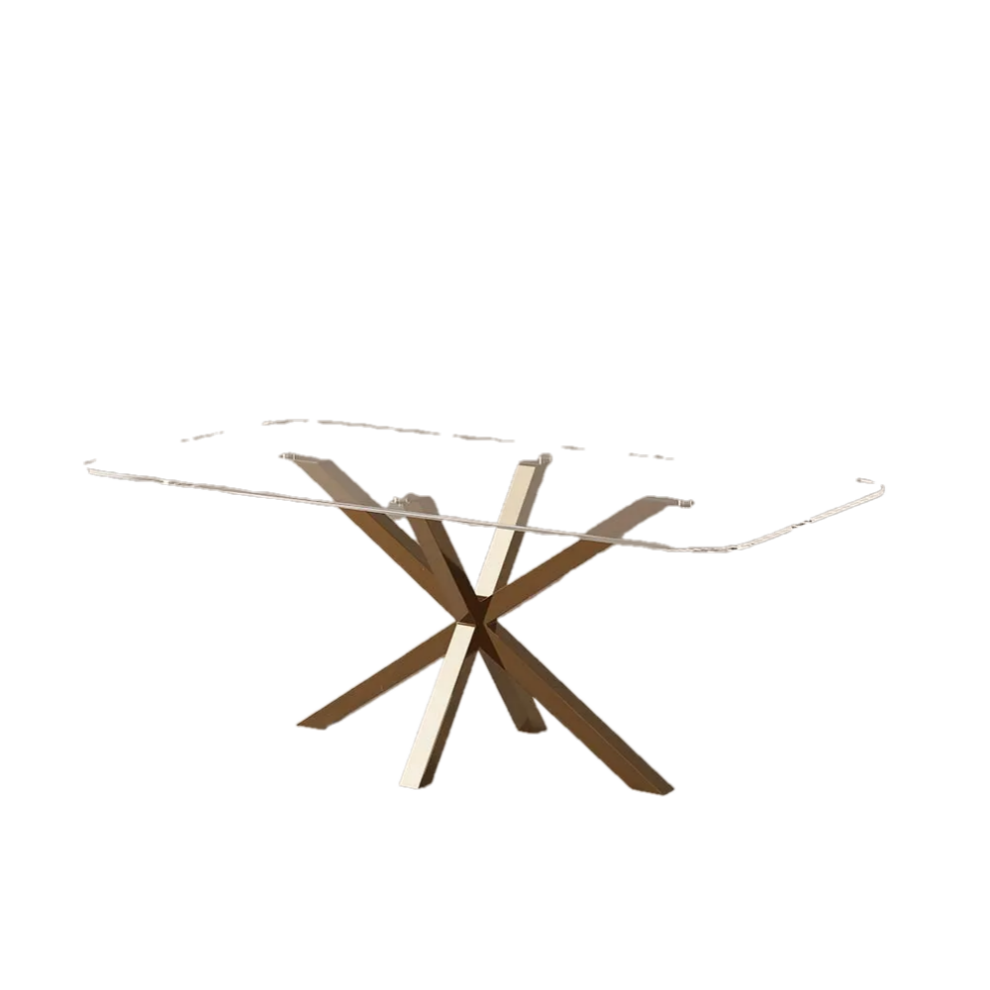 Modern Luxury Glass Dining Table