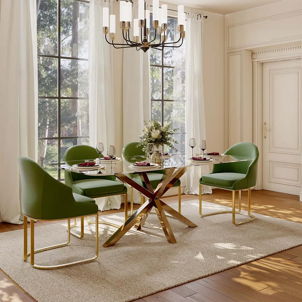 Modern Luxury Glass Dining Table Modern Luxury Glass Dining Table