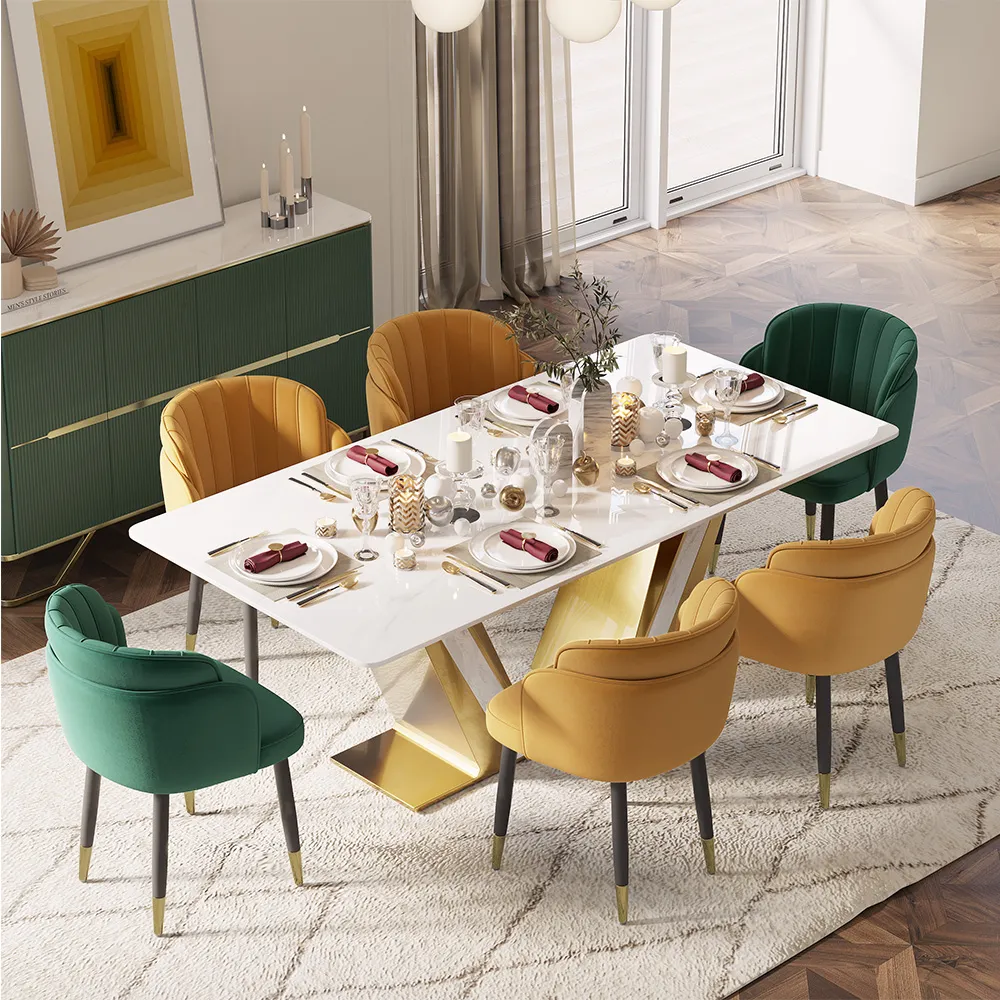 Modern Dining Table with Storage 
