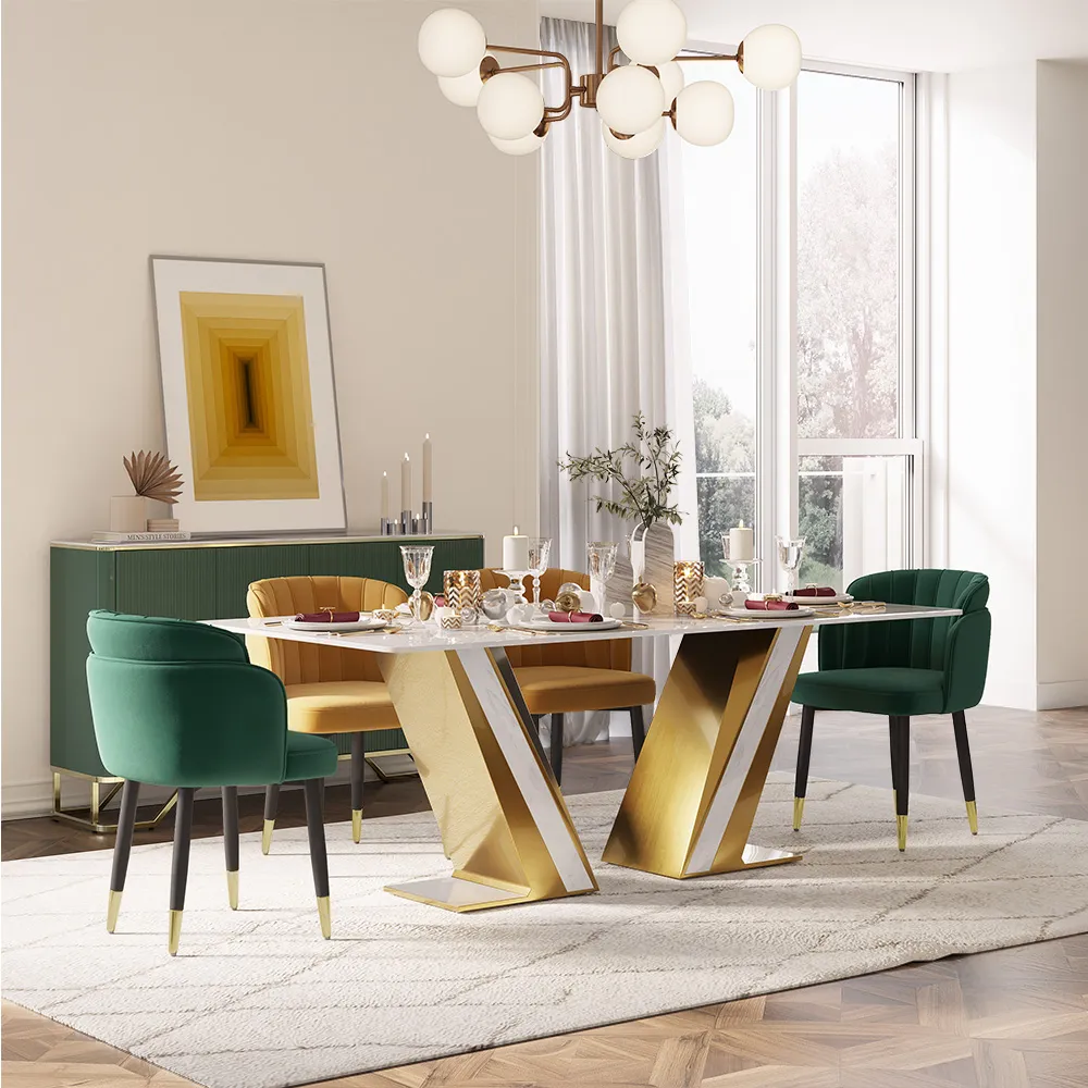 Modern Dining Table with Storage 