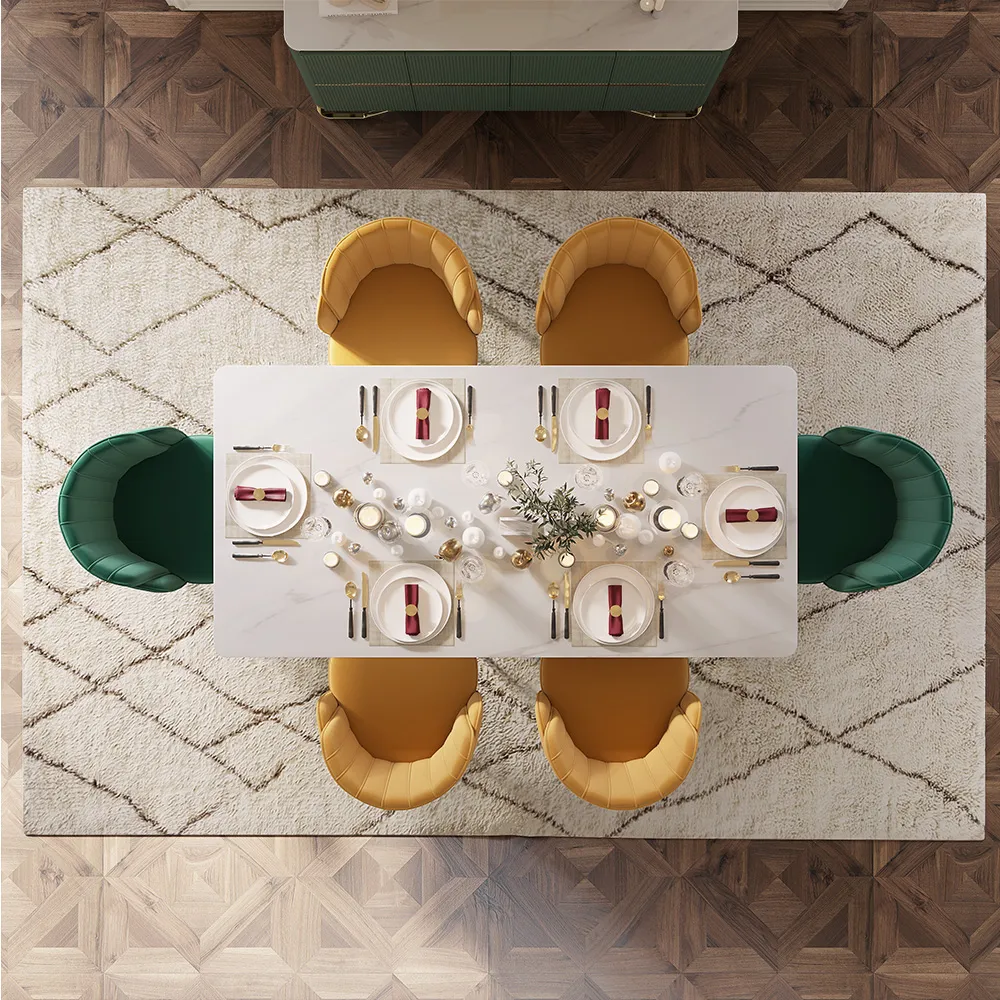 Modern Dining Table with Storage 