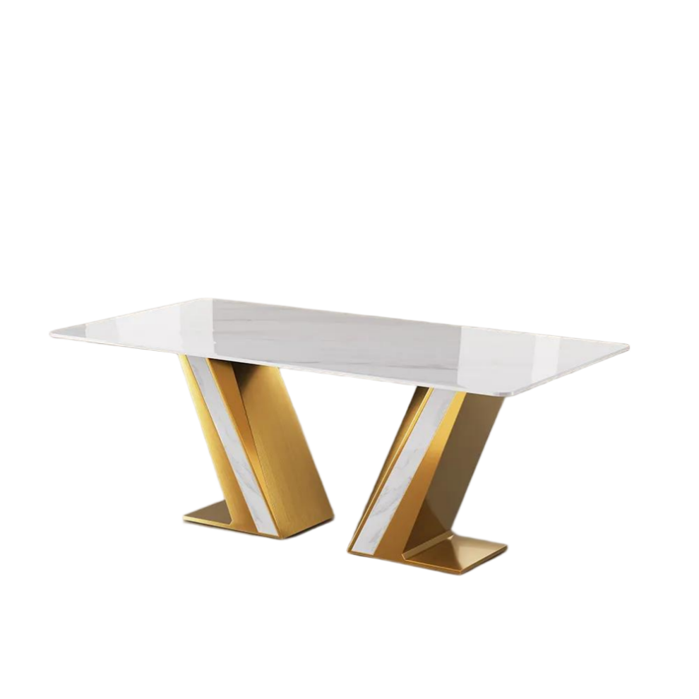 Modern Dining Table with Storage 
