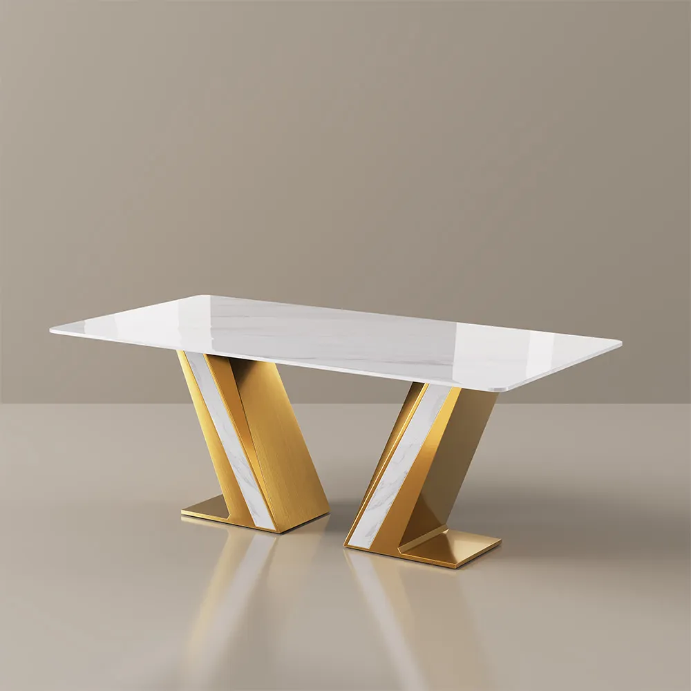Modern Dining Table with Storage 