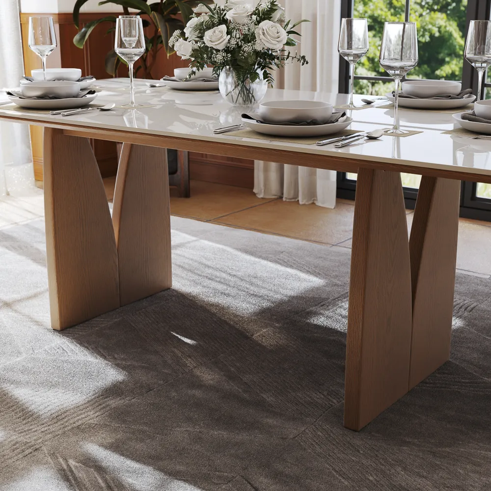 Mid-Century Modern Wood Dining Table Mid-Century Modern Wood Dining Table