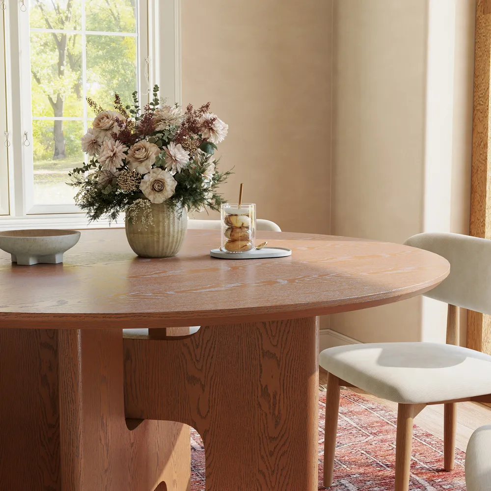 Mid-Century Modern Wooden Dining Table Mid-Century Modern Wooden Dining Table